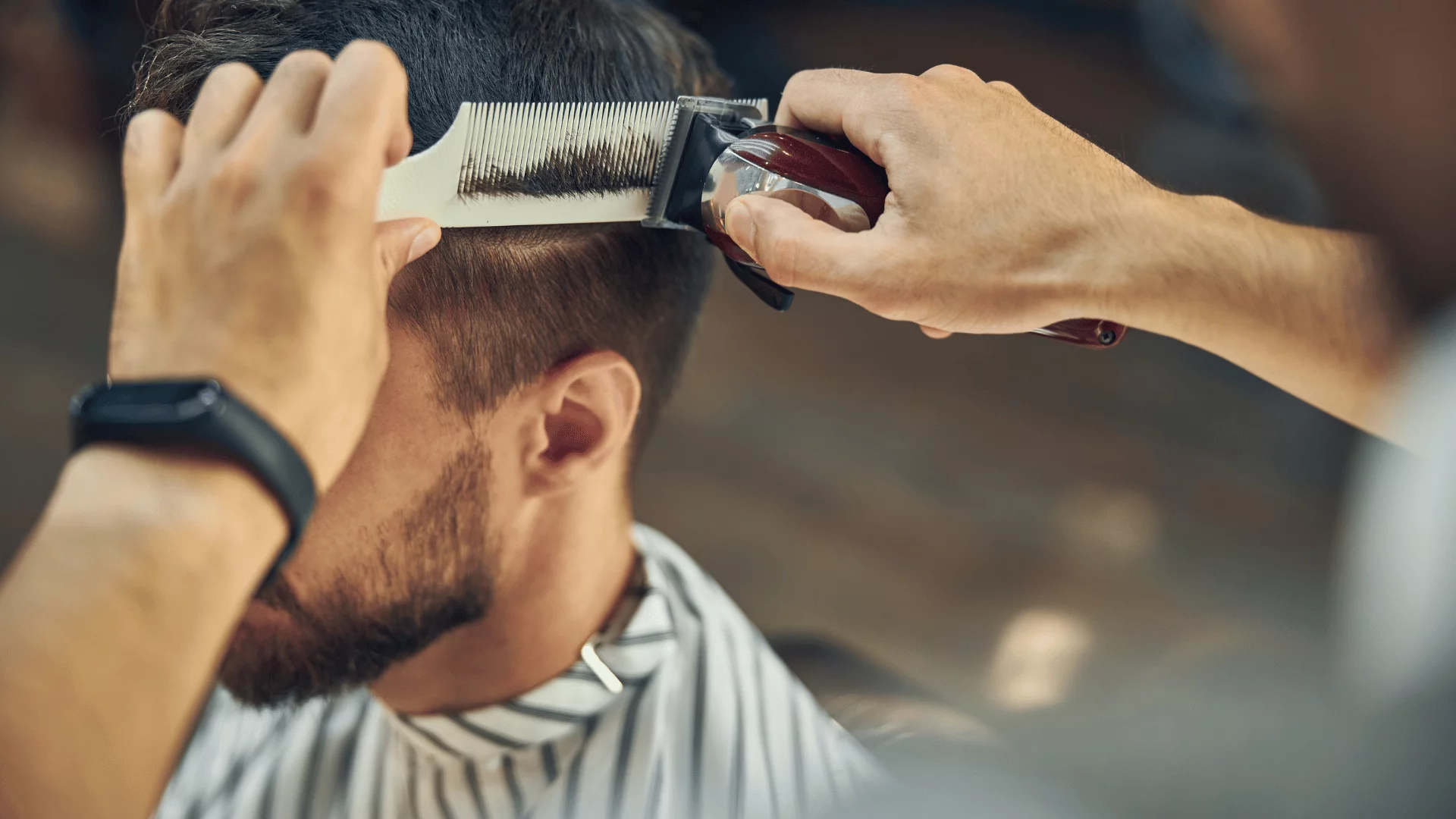 Hair styling transformation at His and Her Hairloft