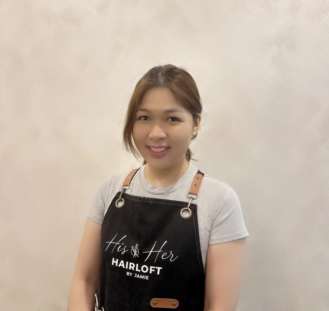 Salon workspace at His and Her Hairloft Orchard Road
