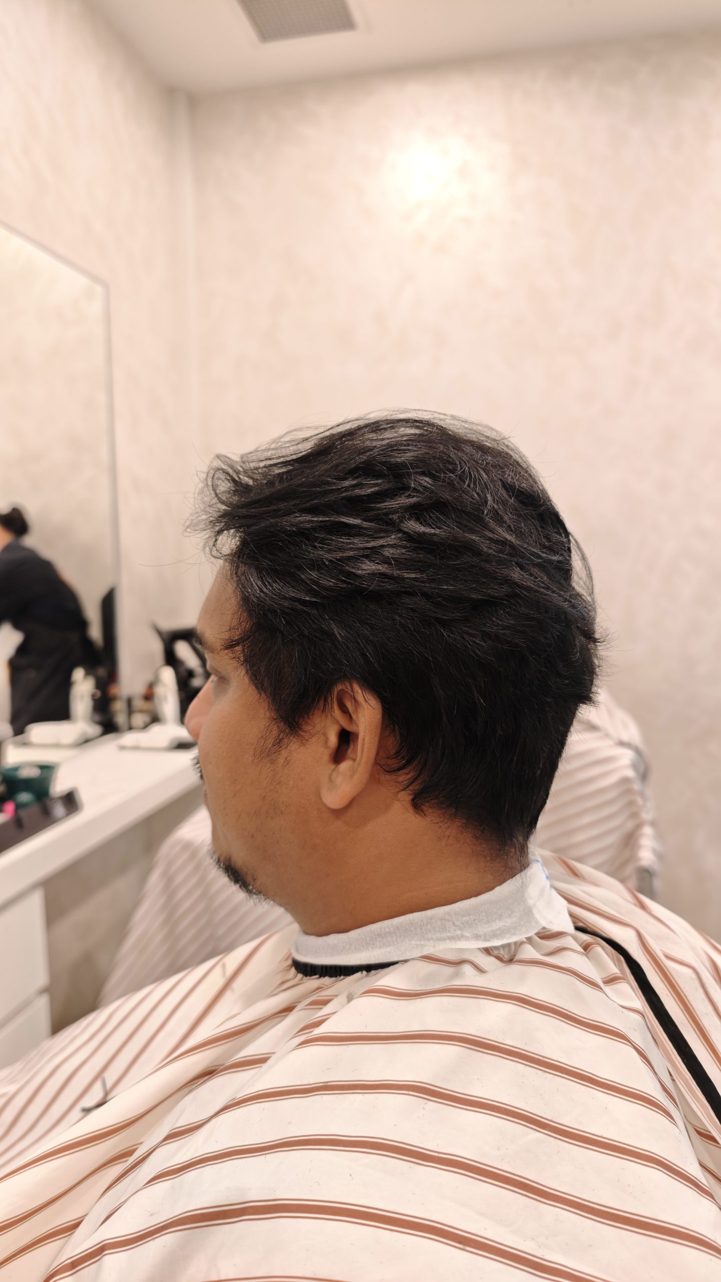 Professional hair treatment result at Singapore salon