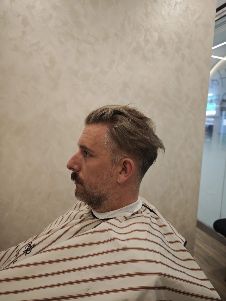 Hair Cut and Beard Trim before