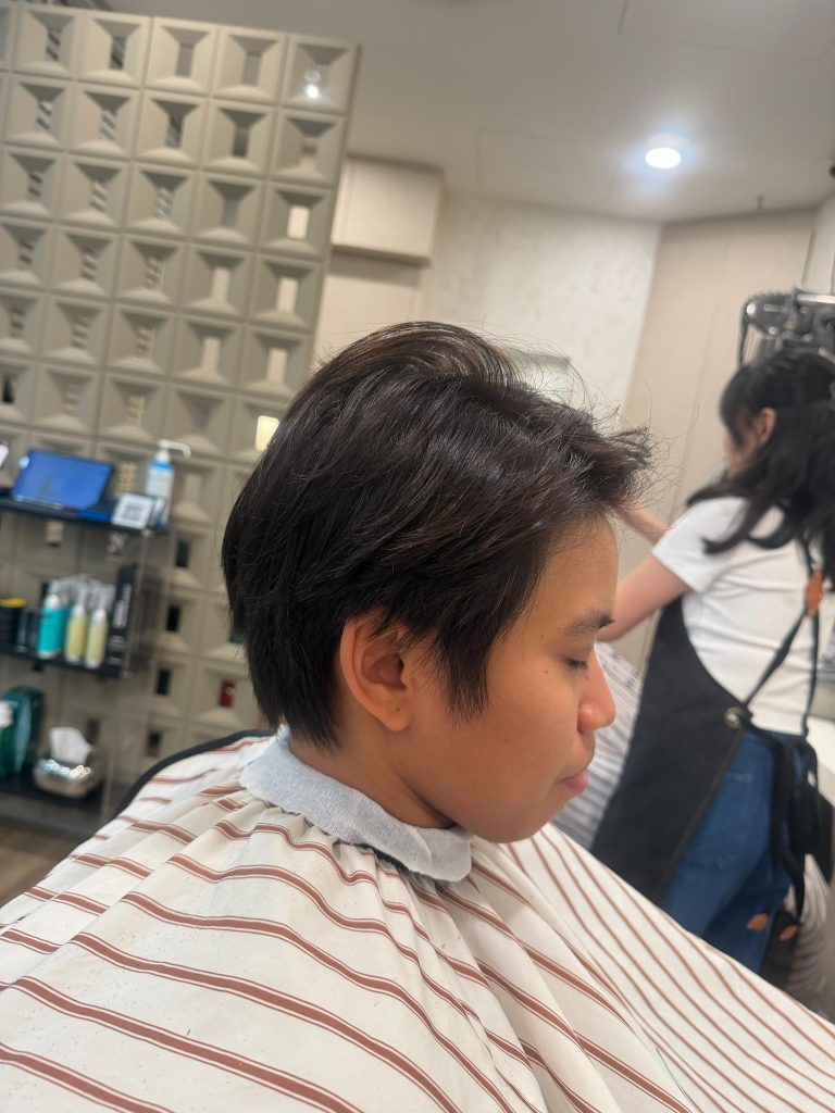 🔥 Men’s Korean Layered Cut + Soft Two-Block Shape – Clean, Modern Finish ✂️ before