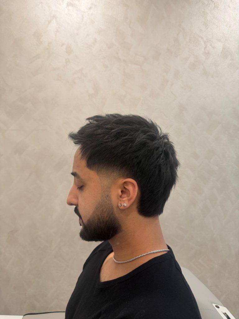 🔥 Men’s Low Fade + Beard Sculpt – Clean, Balanced & Modern ✂️ after