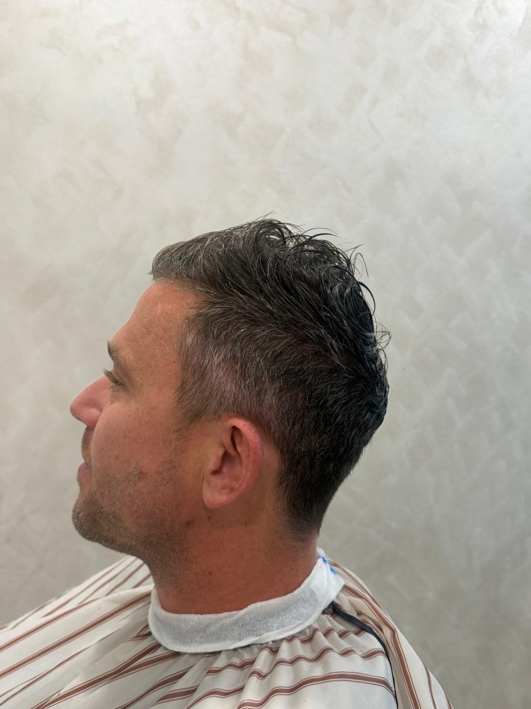 ✂️ Men’s Fade Haircut Transformation – Cleaner Blend, Sharper Profile before