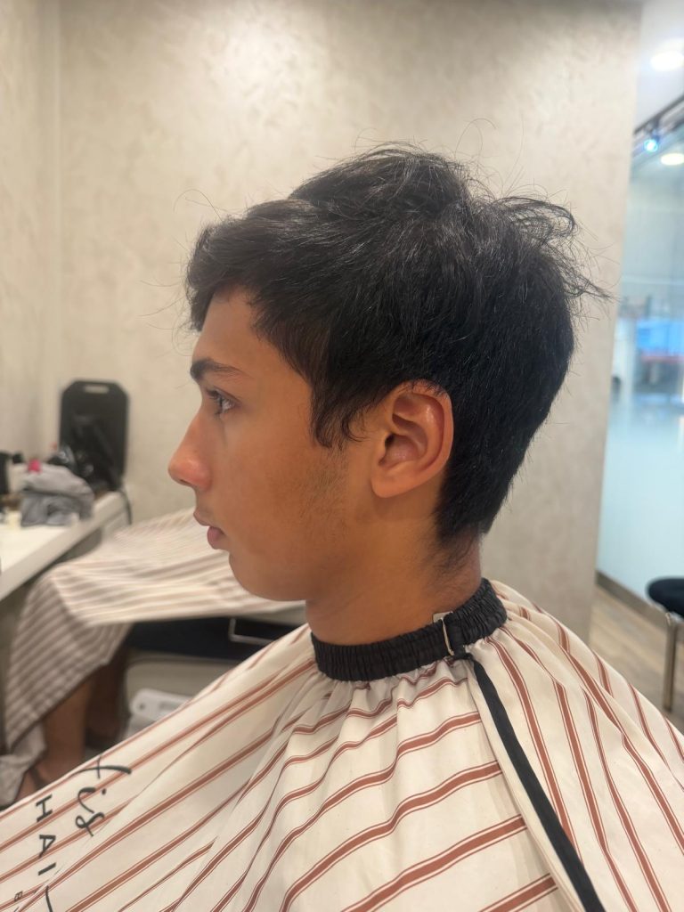 ✂️ Classic Side Part Haircut Transformation – Clean, Sharp & Professional before