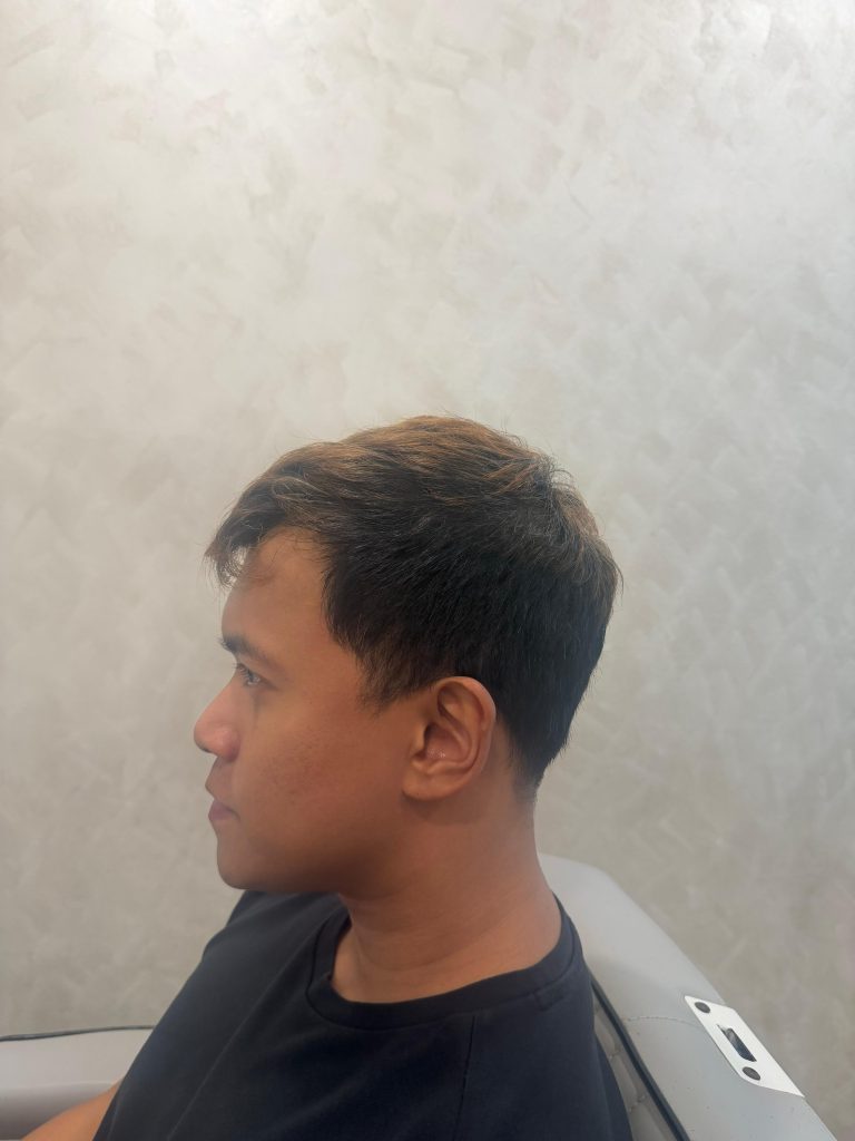 ✂️ Haircut + Hair Colour Transformation – Fresh, Sharper & More Defined before