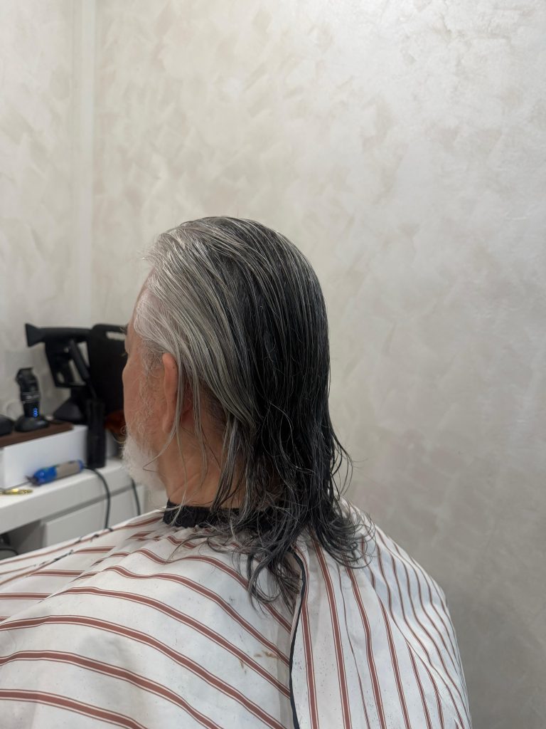 ✨ Long Hair Grooming Transformation – Cleaned, Refined & Healthier Finish before