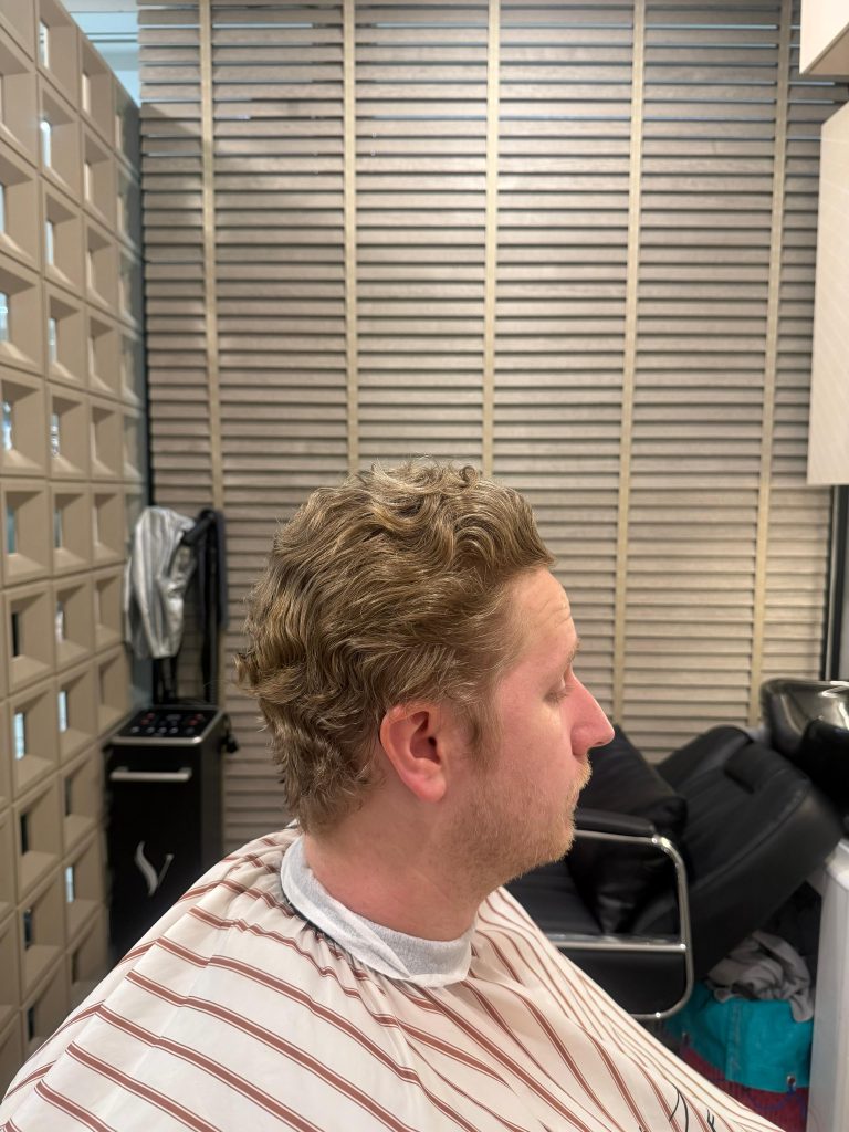 Men’s haircut transformation in Orchard Singapore before