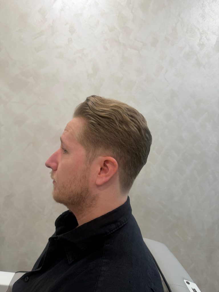 Men’s haircut transformation in Orchard Singapore after