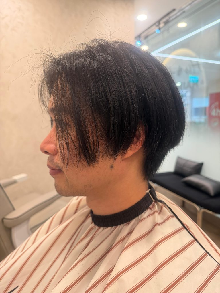 💈 Slick Back Haircut Transformation | Modern Fade & Professional Style in Orchard Singapore before