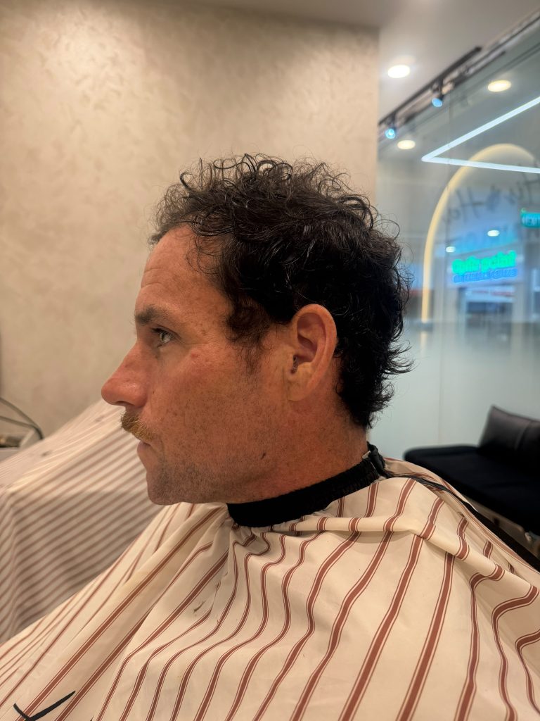 Professional Men’s Haircut Transformation | Smart Business Style in Orchard Singapore before