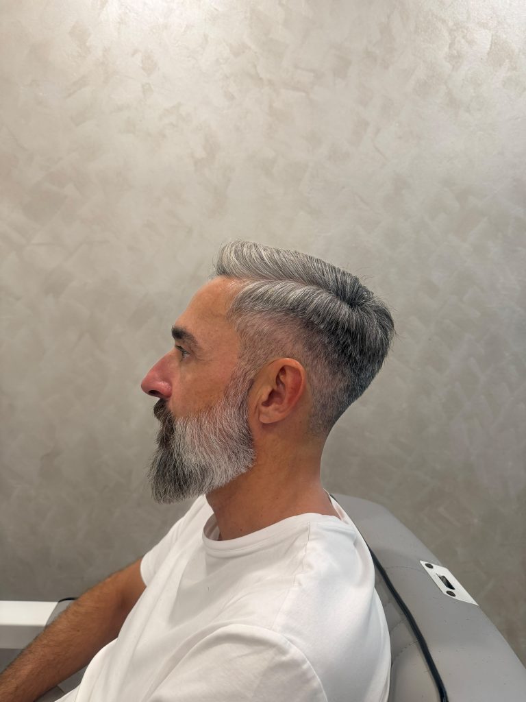 Salt & Pepper Haircut & Beard Grooming Transformation | Distinguished Men’s Style in Orchard Singapore after