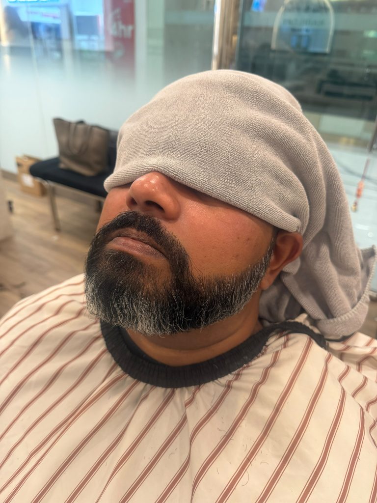 Beard Trim & Beard Shaping Transformation | Professional Grooming in Orchard Singapore after