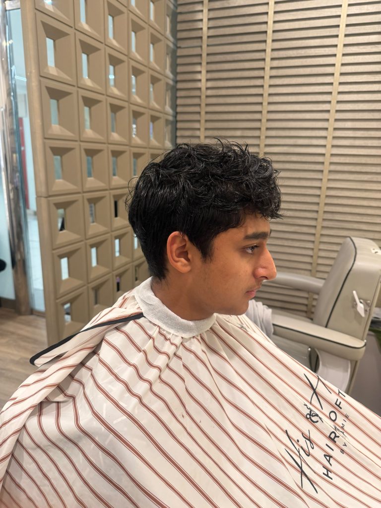 Textured Curly Crop & Low Fade Transformation | Men’s Haircut in Orchard Singapore before