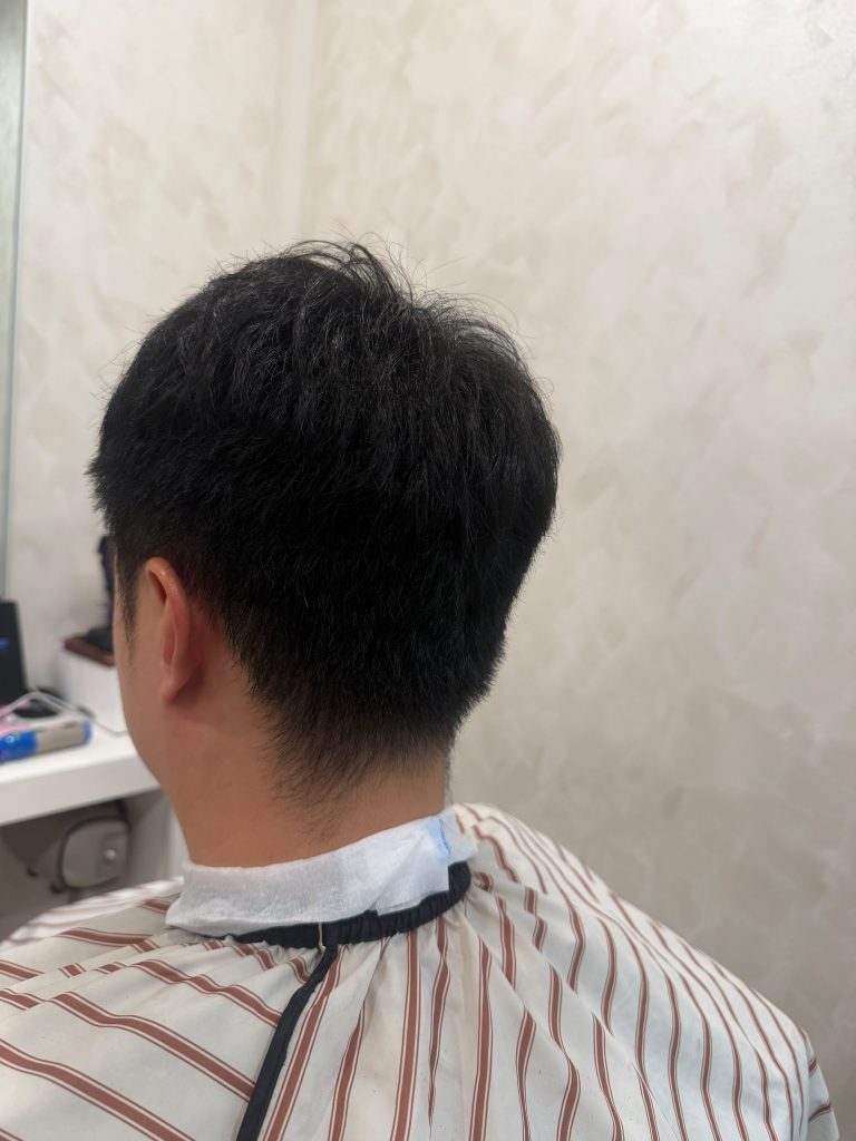 Korean Down Perm & Men’s Haircut Transformation | Orchard Singapore before