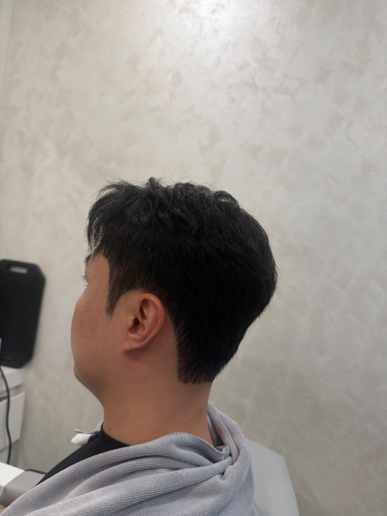 Korean Down Perm & Men’s Haircut Transformation | Orchard Singapore after