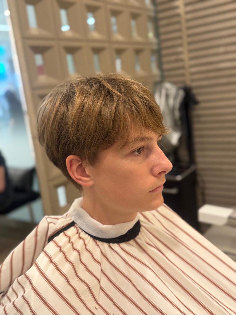 Teen Low Taper Fade & Textured Haircut Transformation | Orchard Singapore before