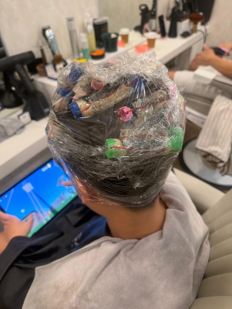 Kids Haircut & Perm Transformation | Fresh Fade for Boys in Orchard Singapore before