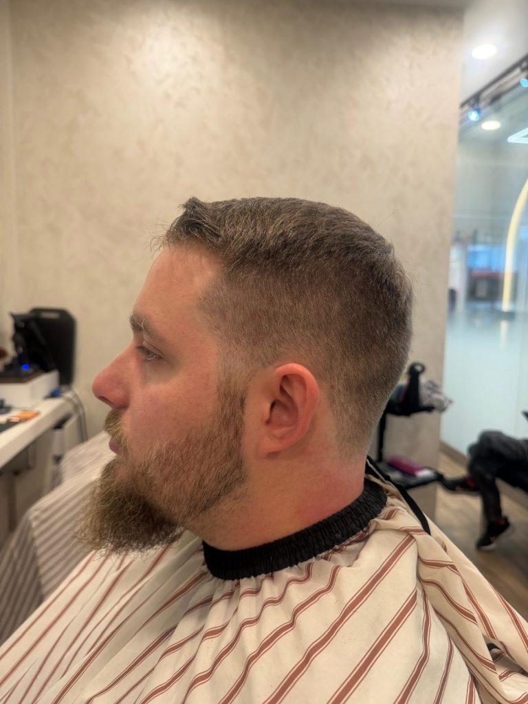 Classic Low Fade & Beard Grooming | Before & After after