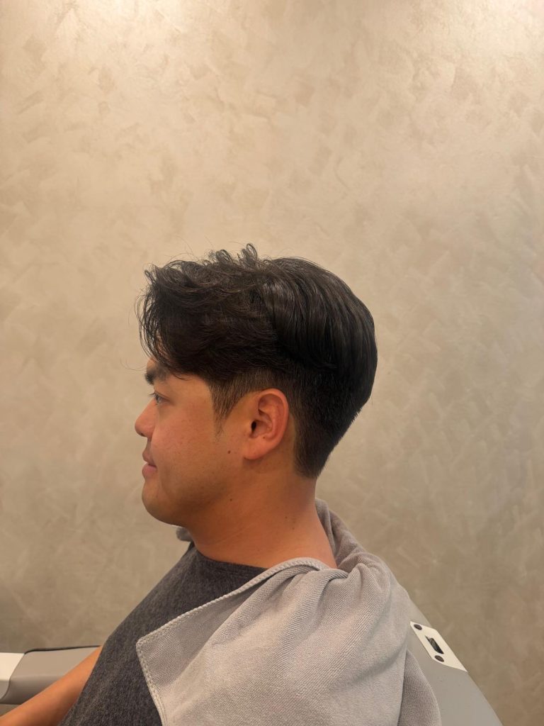 Men’s Haircut & Korean Perm in Orchard Singapore | Natural Texture & Volume after