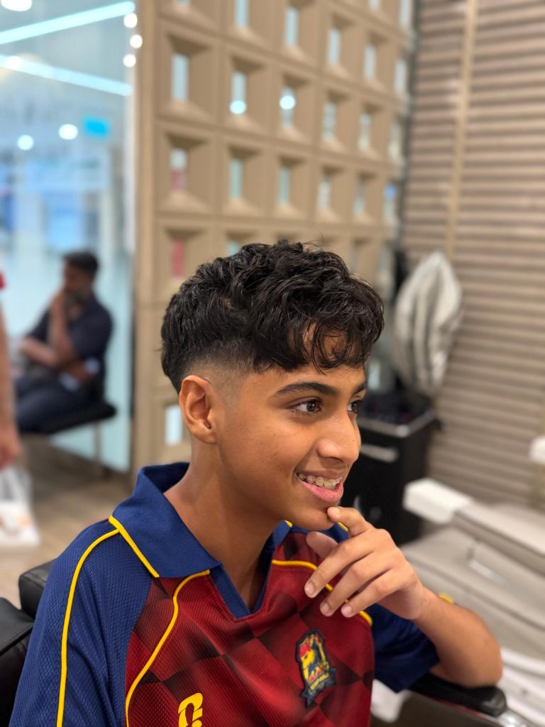 Teen Skin Fade Haircut in Orchard Singapore | Fresh Fade Transformation after
