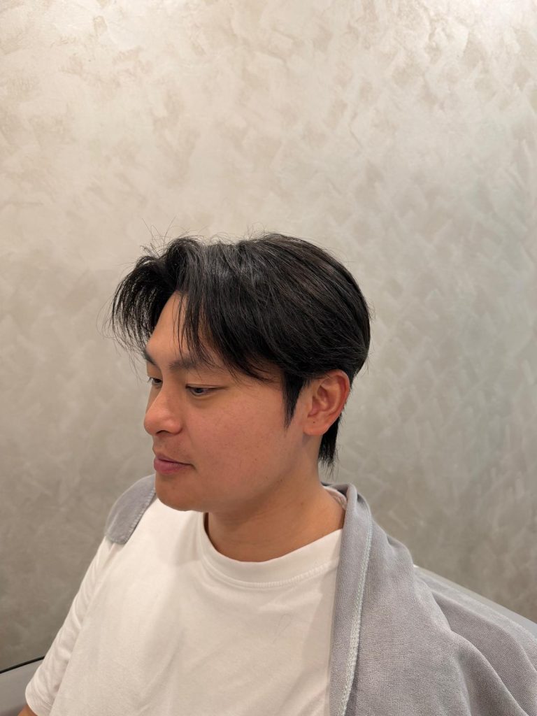 Men’s Korean Two-Block Haircut in Orchard Singapore | Fresh Transformation after