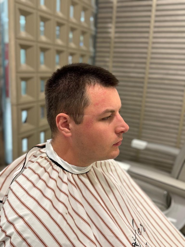 Buzz Cut Fade in Orchard Singapore | Clean Military-Inspired Haircut Transformation before