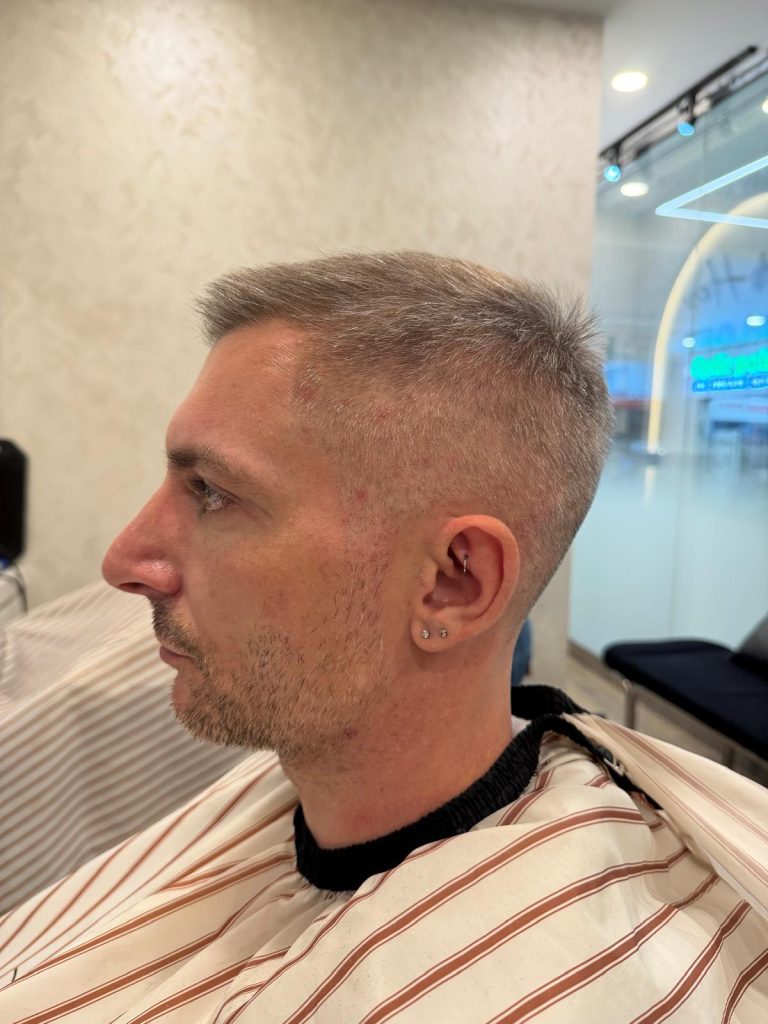 Men’s Classic Taper Haircut in Orchard Singapore | Clean Professional Transformation after
