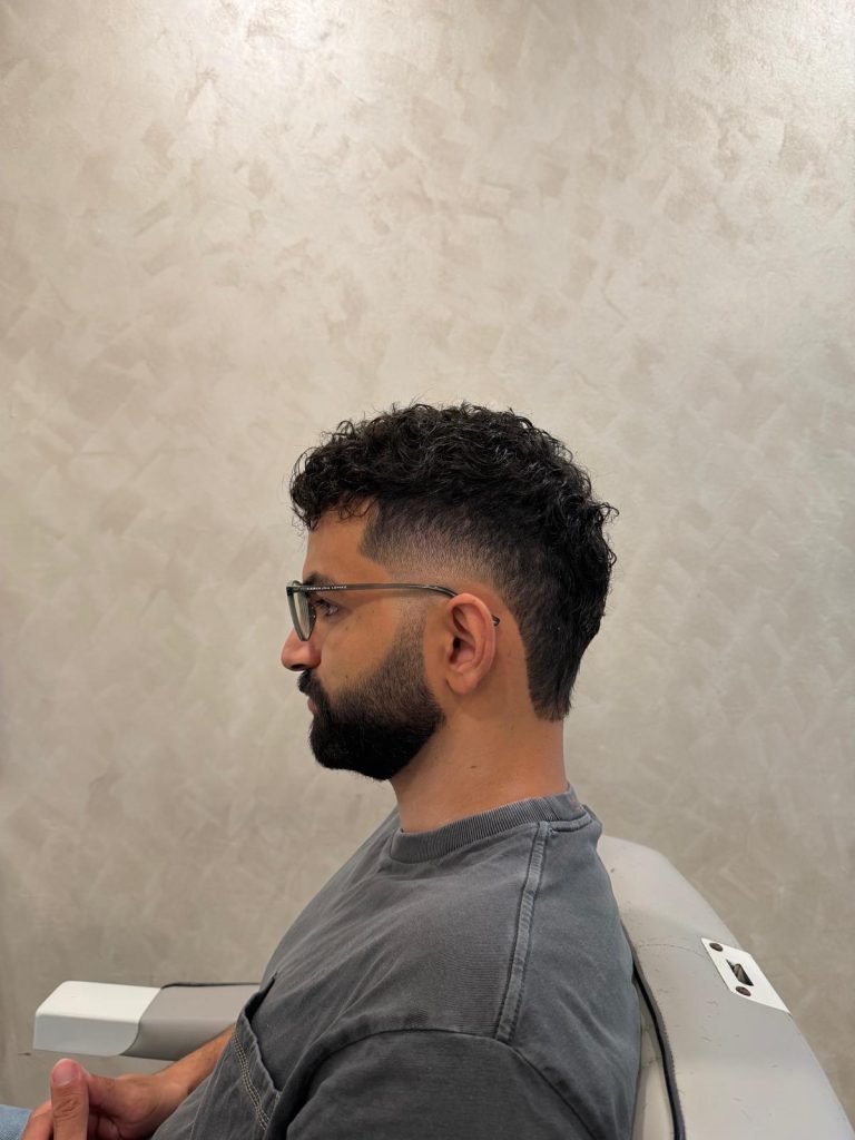 Curly Haircut & Beard Trim in Orchard Singapore | Modern Grooming Transformation after