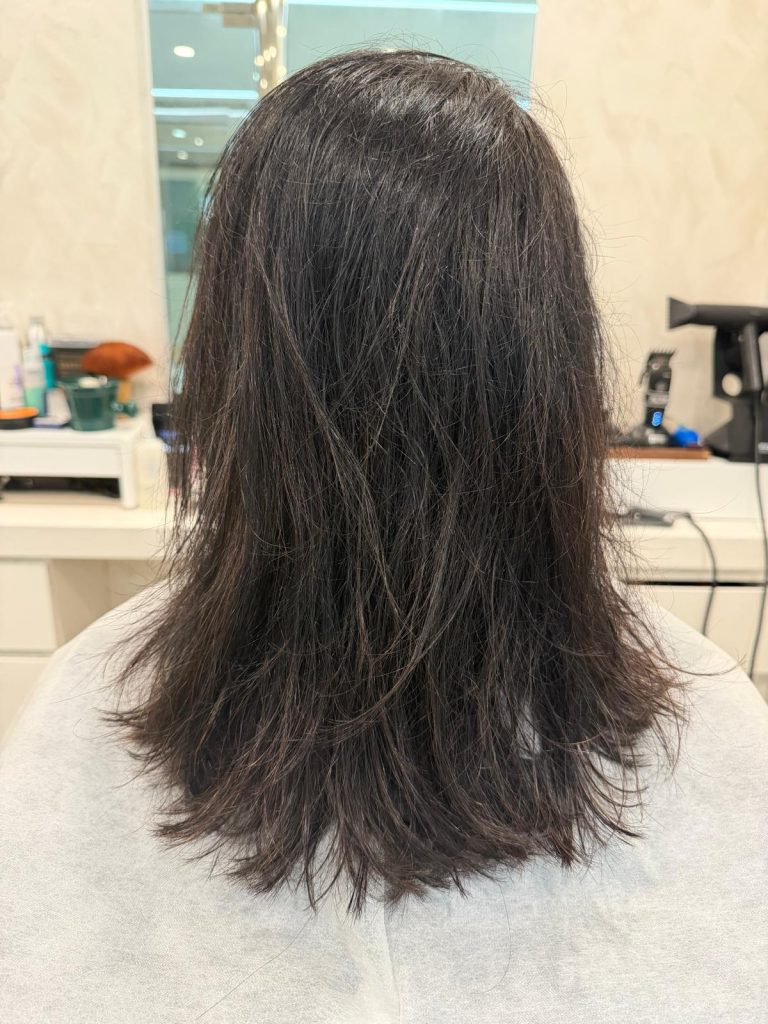 Anti-Frizz Hair Treatment in Orchard Singapore | Smooth, Shiny & Frizz-Free Hair before