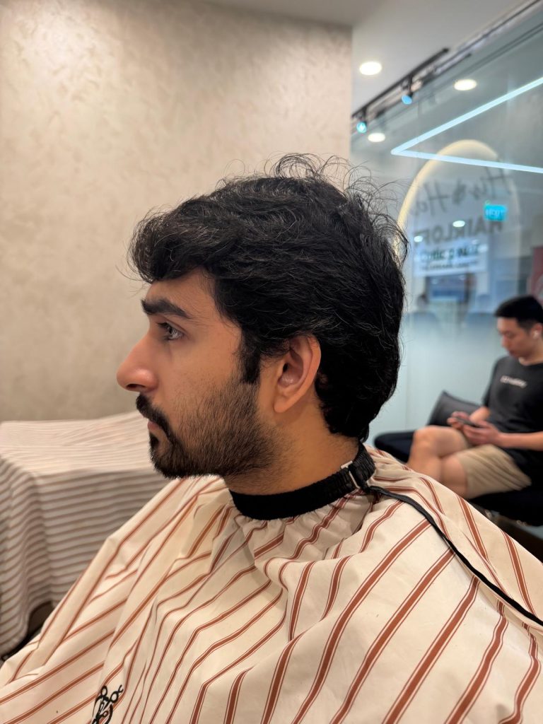Men’s Haircut & Beard Trim in Orchard Singapore | Before & After Transformation before