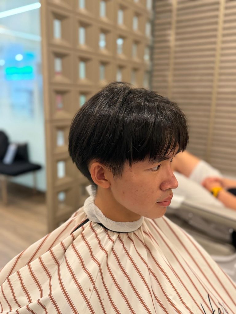 Modern Two-Block Haircut Transformation in Orchard Singapore | Before & After before