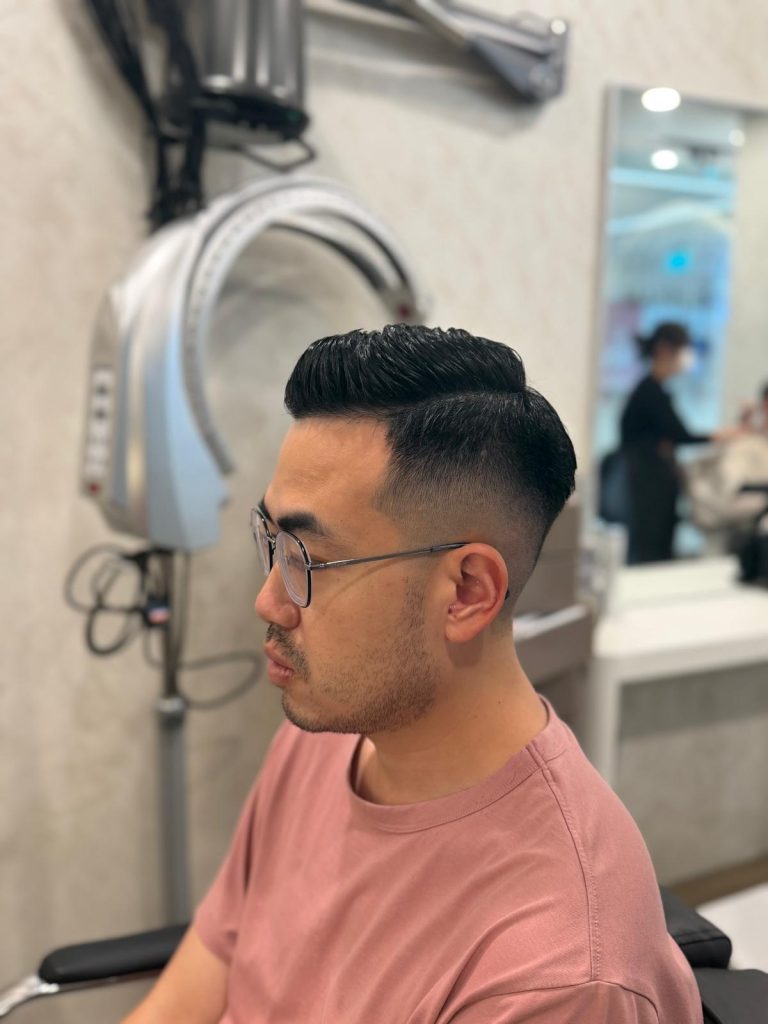 Men’s Haircut in Orchard Singapore | Clean Fade Transformation after