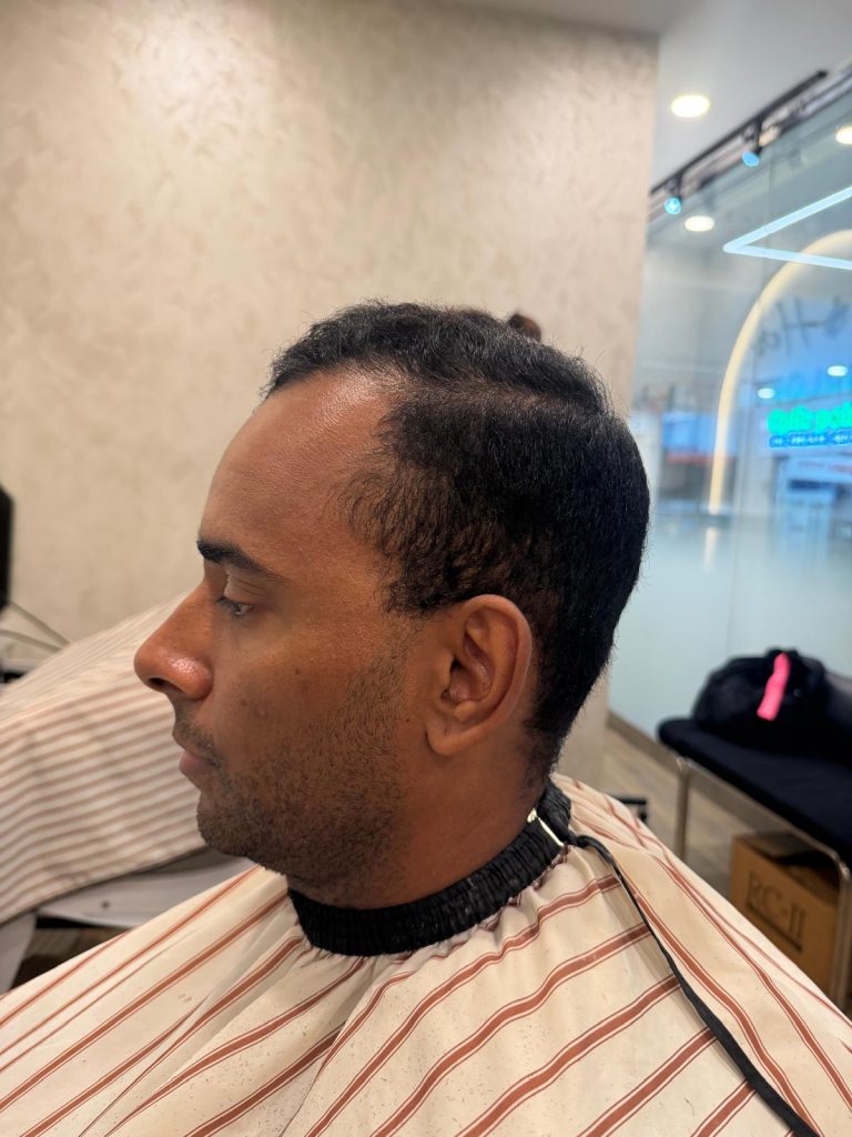 Men’s Skin Fade Haircut in Orchard Singapore | Clean Fade Transformation before