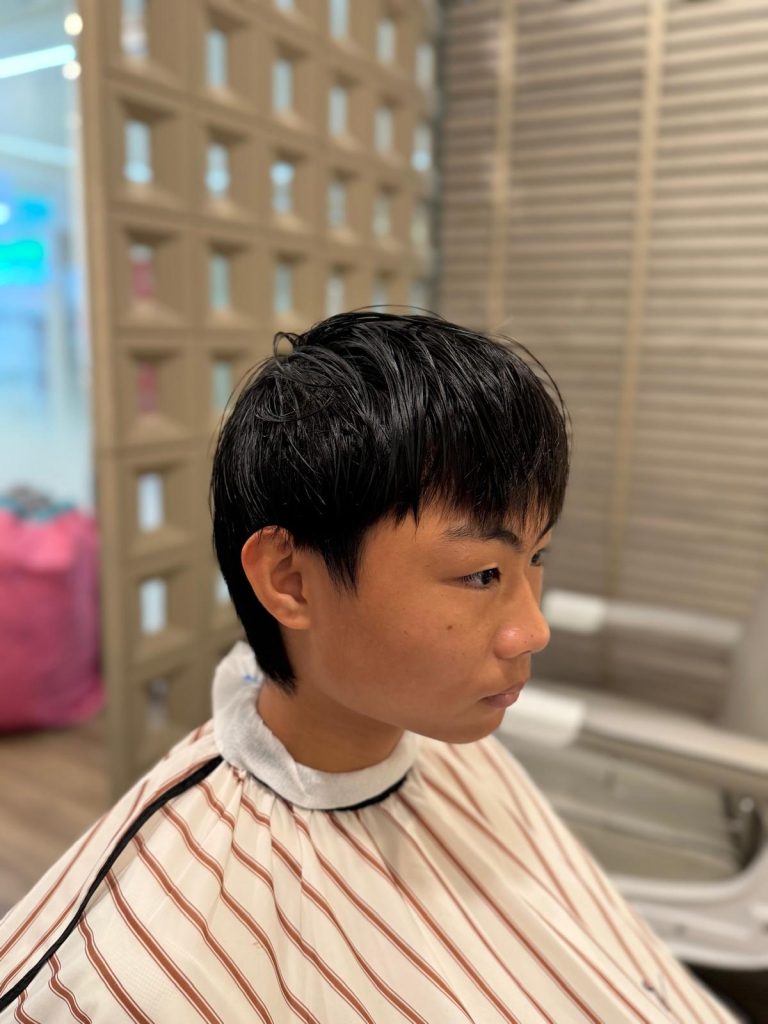 Asian Mullet Haircut in Orchard Singapore | Modern Textured Transformation before