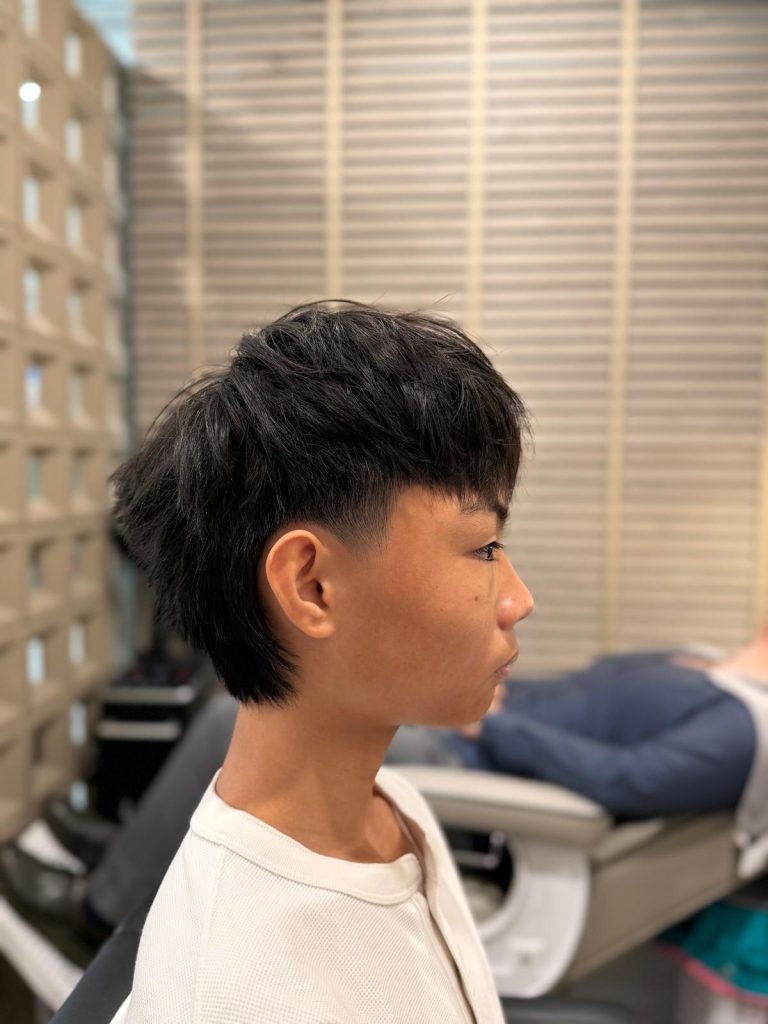Asian Mullet Haircut in Orchard Singapore | Modern Textured Transformation after