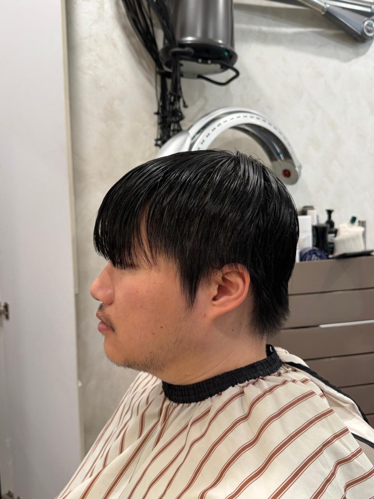 Men’s Cold Perm & Down Perm in Orchard Singapore | Natural Korean-Style Texture before