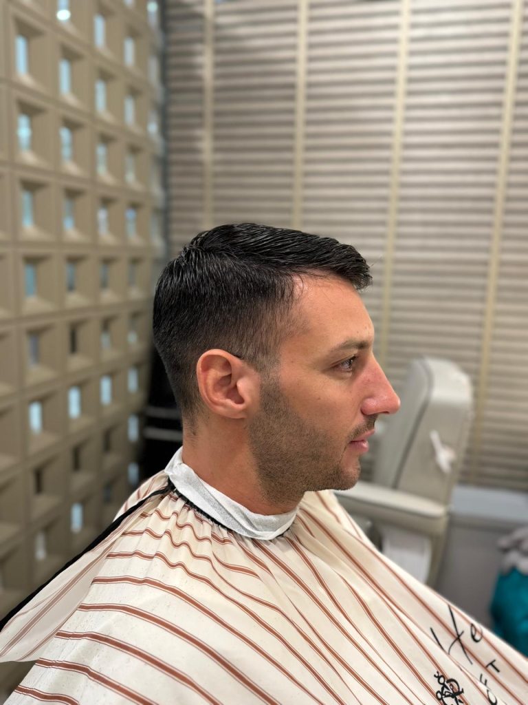 Men’s Fade Haircut in Orchard Singapore | Clean & Professional Style before