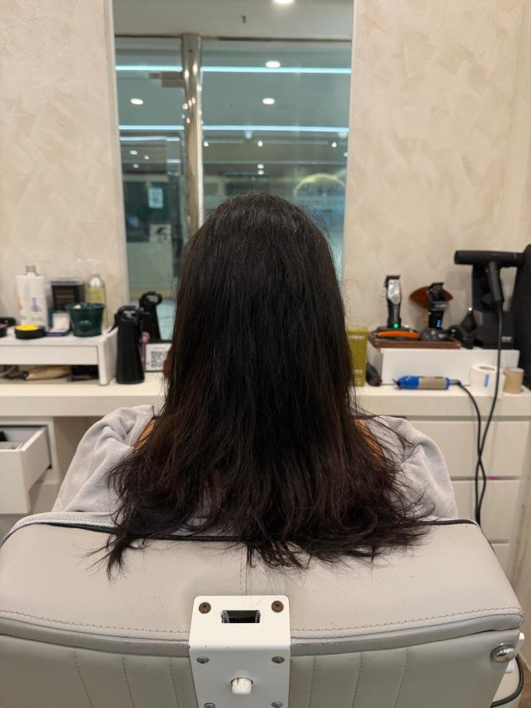 Silk Gloss Hair Treatment in Orchard Singapore | Smooth, Shiny Hair before