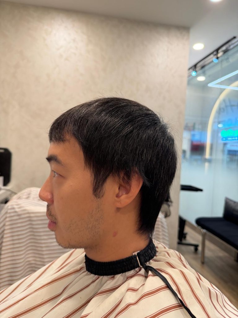 Men’s Short Textured Haircut in Orchard Singapore | Clean Modern Transformation before