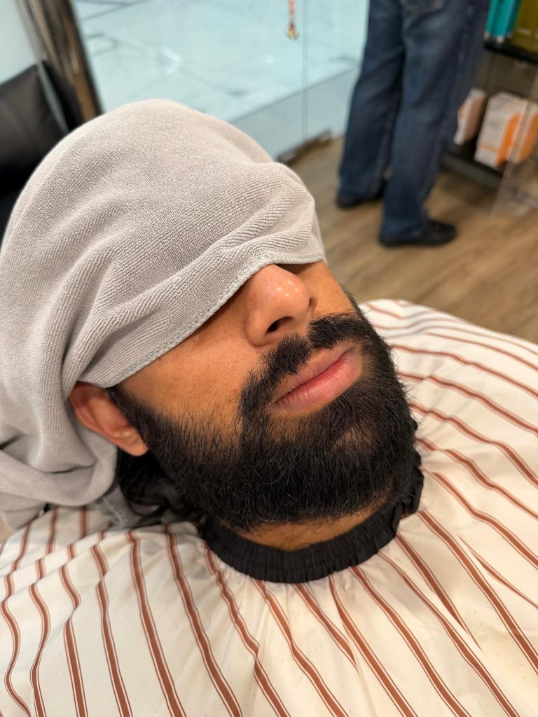 Beard Trim & Sculpting in Orchard Singapore | Premium Beard Grooming before