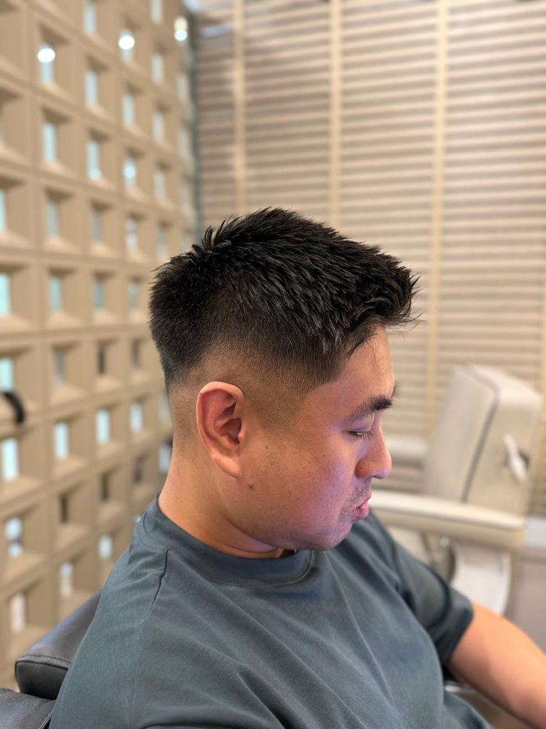 Men’s Taper Fade Haircut in Orchard Singapore | Clean Modern Transformation after