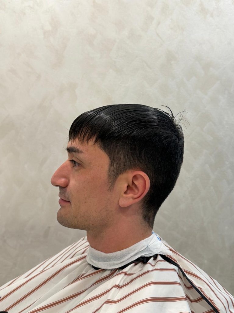 Men’s Haircut Transformation – Classic Taper Fade in Orchard Singapore before