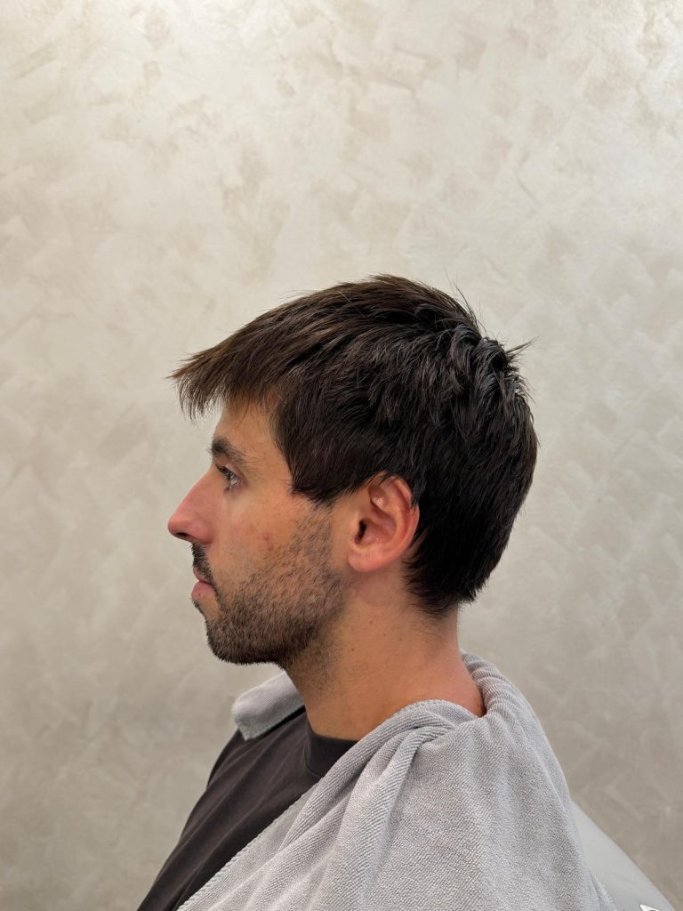 Men’s Textured Fade Haircut in Orchard Singapore | Clean & Modern before