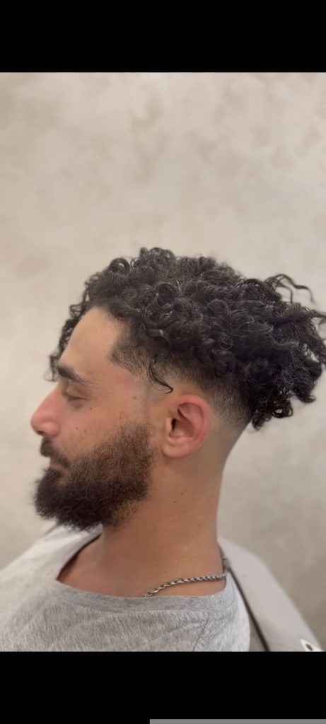 Leave Looking Your Best | Curly Haircut & Beard Trim in Orchard after