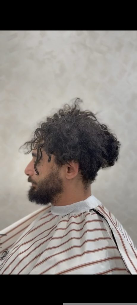 Leave Looking Your Best | Curly Haircut & Beard Trim in Orchard before