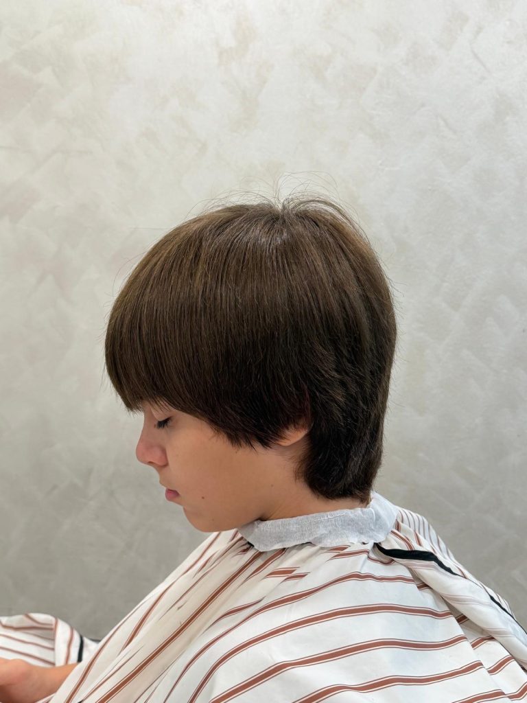 Gen Z Hair Glow-Up | Textured Men’s Haircut in Orchard Singapore before