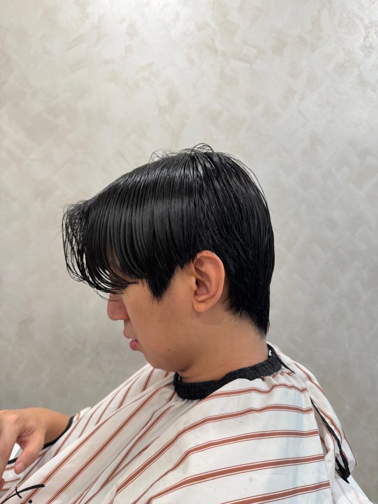 Korean Men’s Haircut in Orchard Singapore | Fresh & Modern Hairstyle before